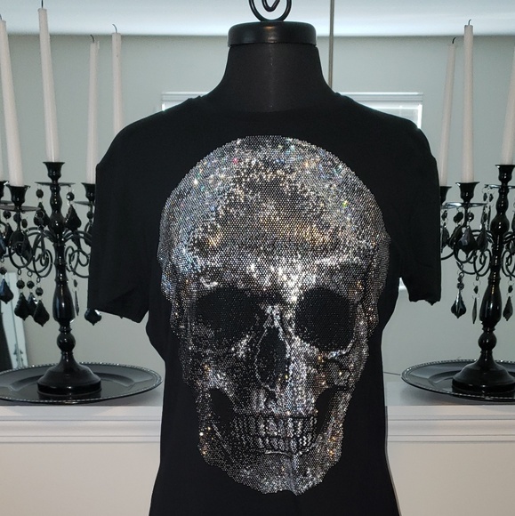 Philipp Plein Tops - New Philipp Plein Skull Crystal Detail Shirt!